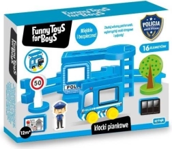 ToysForBoys schuimblokken politie 16 stuks