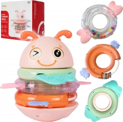 Muziektoren met bij – interactieve baby-speelgoed