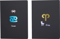 Gelijnd notitieboek Zodiac 18,5×25,5 cm
