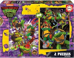 Puzzel Ninja Turtles 2×500 stukjes