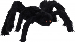 Grote zwarte spin voor Halloween