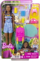 Barbie Brooklyn kampeerset met accessoires en puppy