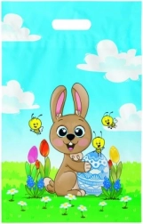 Paas plastic tas met handvat