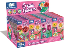 Clementoni mini bloemenfabriek – creatieve set voor het maken van papieren bloemen