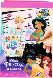 kraskaart-boek DISNEY prinsessen A5