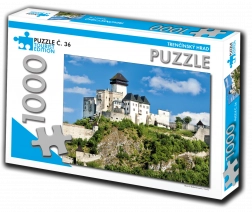 Puzzel Trenčín Kasteel 1000 stukjes – toeristische editie