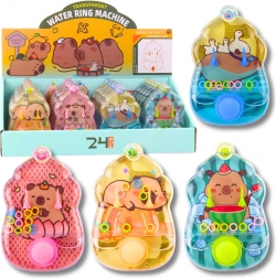 Water vaardigheidsspel voor kinderen met capibara – kleurrijke mix