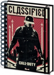 Spiraalgebonden notitieblok A5 Call of Duty, gelinieerd