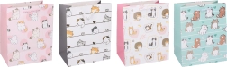 Cadeautas van papier L met kattenmotief 30 × 41,5 × 12 cm