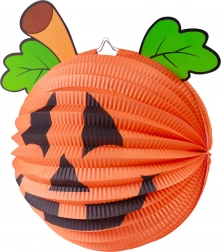 Halloween lampion in de vorm van een pompoen 25 cm