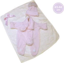 Outfit voor pop baby New Born 43-44 cm