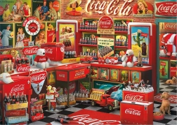 Puzzle SCHMIDT Coca-Cola – nostalgische winkel, 1000 stukjes