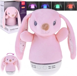 pluche konijntje met wisselend licht en muziek – nachtlampje voor kinderen