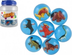 stuiterbal met dinosaurus 4 cm – mix soorten