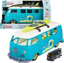Interactieve koffer MAJORETTE Volkswagen T1 met mini-autootje en verlichting