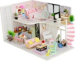 Miniatuurhuisje Annina Roze Melodie