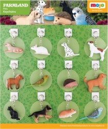 Mojo sleutelhangers Huisdieren - 36 stuks