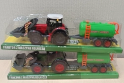 Tractor met landbouwmachine