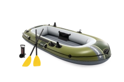 Opblaasbare boot INTEX Seahawk 2 voor 2 personen met peddels en pomp