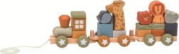 Houten treintje met dieren 2Kids Toys