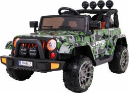 Elektrische terreinwagen voor kinderen Full Time 4WD met 4x4-aandrijving, afstandsbediening en LED-verlichting – Moro