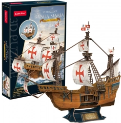 CubicFun 3D-puzzel Schip Santa Maria 204 stukken