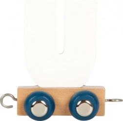 Pooltrein alfabet letter U