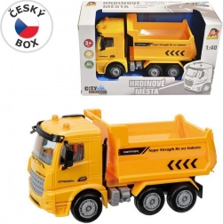 Bouwauto met vliegwiel voor kinderen 16 cm