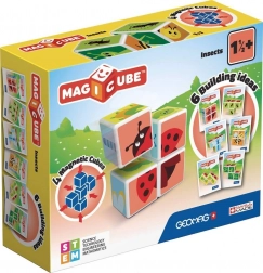 Geomag Magicube insecten – magnetische blokken met kaarten (7 delen)