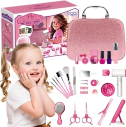 WOOPIE 2-in-1 kappers- en schoonheidssalon koffertje met 43 accessoires