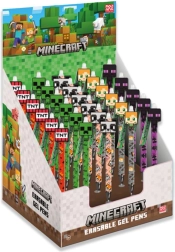 Gumwisbaar gelpen MINECRAFT 15 cm – stijlvol pen met uitgumbare gum
