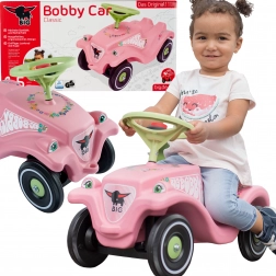Loopauto BIG Bobby Car Classic Flower roze