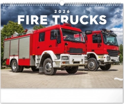 Wandkalender Brandweerwagens 2026