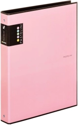 Ordner A4 PASTELINI roze, 4-rings laminaat