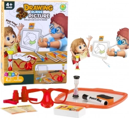 Familiespel Teken en Raad het Plaatje - Tekenen met je Neus