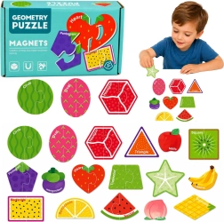 Magnetische fruitpuzzel – 30 stukjes voor de koelkast en het magneetbord