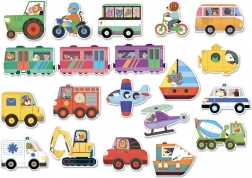 Vilac houten magneten Vervoer