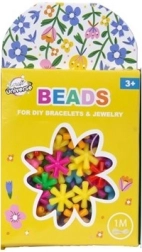 Set kralen sterren met koord 1 m