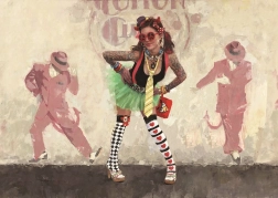 Puzzel Engel met duivel in het lichaam - 1000 stukjes