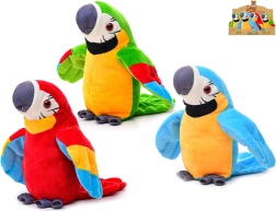 Pluche papegaai 15 cm