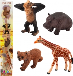 Set van realistische figuren van wilde dieren