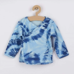 Babykatoenen hemdje Nicol Tomi blauw