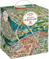 Puzzel Puzzlove CzuCzu: Wrocław 1000 stukjes