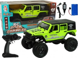 RC terreinwagen ROCK CRAWLER 2.4 GHz 4x4 – groen