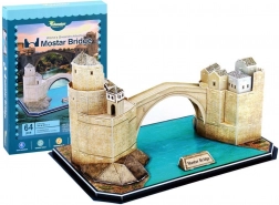 3D-puzzel boogbrug in Mostar, Bosnië en Herzegovina – 64 stukjes