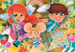 Clementoni gigantische vloerpuzzel Myšák Gigio 40 stukken