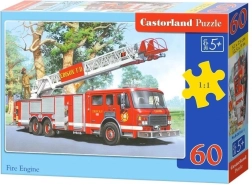Kinderenpuzzel Brandweerauto met 60 stukjes