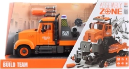 Sleepwagen op batterijen met schroefsysteem en vliegwiel