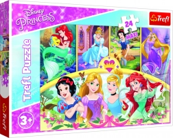 Maxi Puzzel 24 stukjes – DISNEY prinsessen, de magie van herinneringen