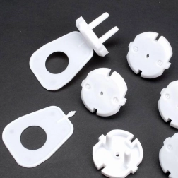 Veiligheidsafdekking voor stopcontact – rond (12 stuks)